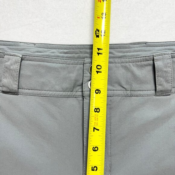 REI Co-Op Women Outdoor Hiking Pants Size 16 Stretch Nylon Gray Adjustable Ankle - Picture 11 of 12